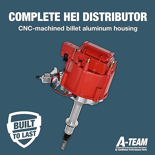 Miniatura 5 de A-Team Performance Distribuidor HEI completo 250 Bobina de seis cilindros 65K y 7,500 RPM - Compatible con camiones Chevrolet y GM de 6 cilindros