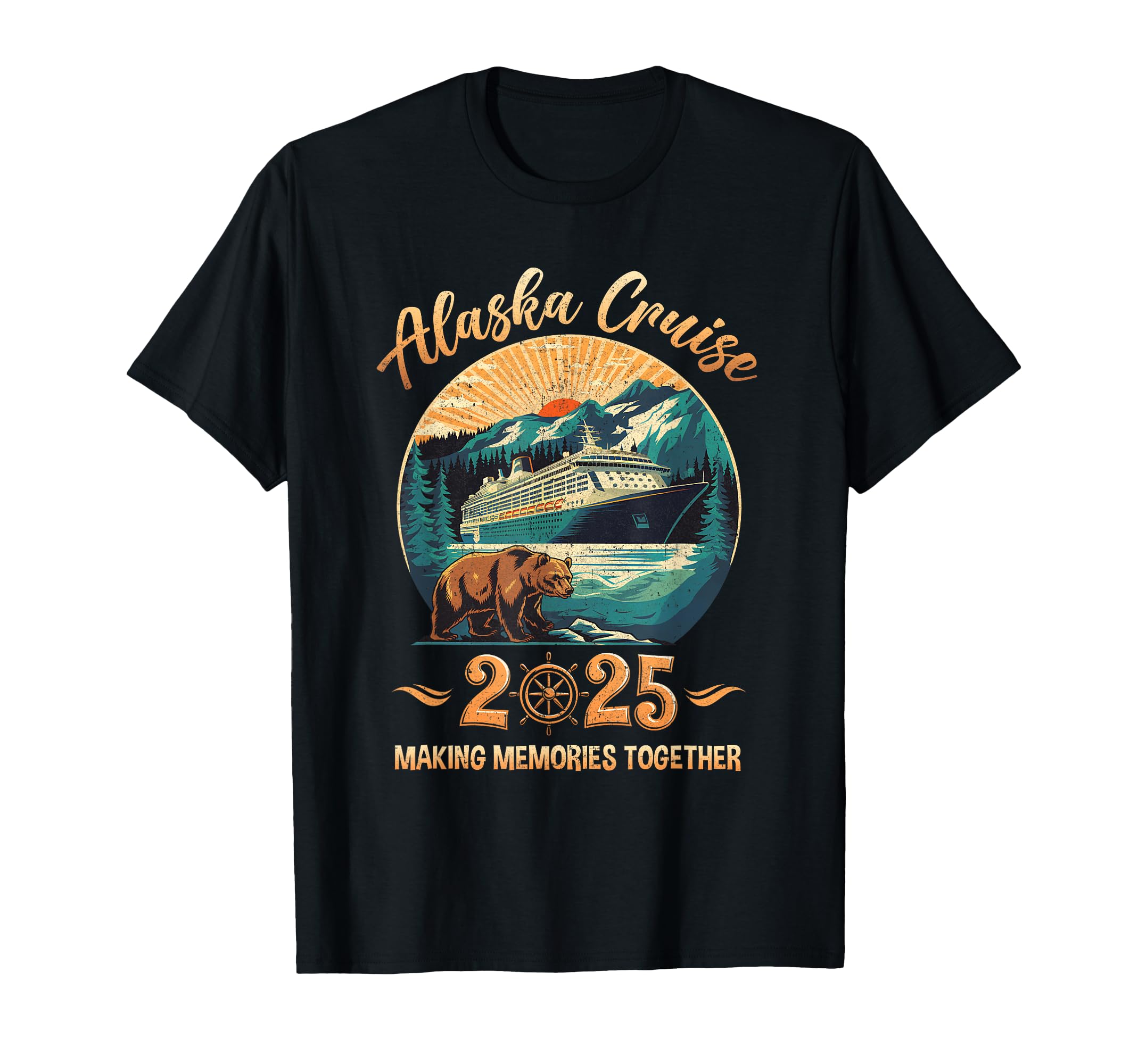 Alaska Cruise 2025 Family Adventure Matching Family Cruising T-Shirt