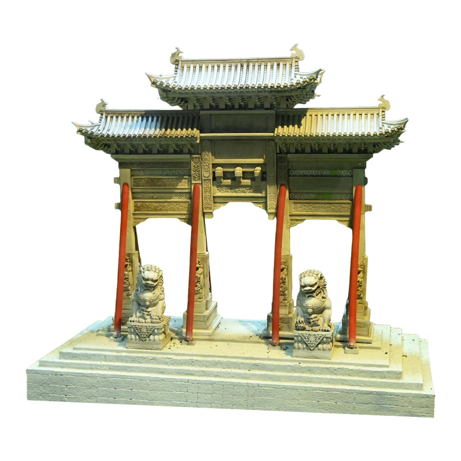Decorazione per acquario in resina, robusta decorazione cinese, ornamento decorativo per acquario, regalo realistico