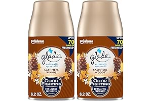 Invigorating Cashmere Woods Scent: Glade Automatic Spray Refill Air Freshener