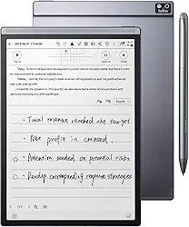 AINOTE Air 2, tablet de tinta AI E de 20.8 cm, tablet inteligente para anotações de papel com caneta e luz ajustável, transcrição multilíngue alimentada por ChatGPT, caderno digital de gerenciamento