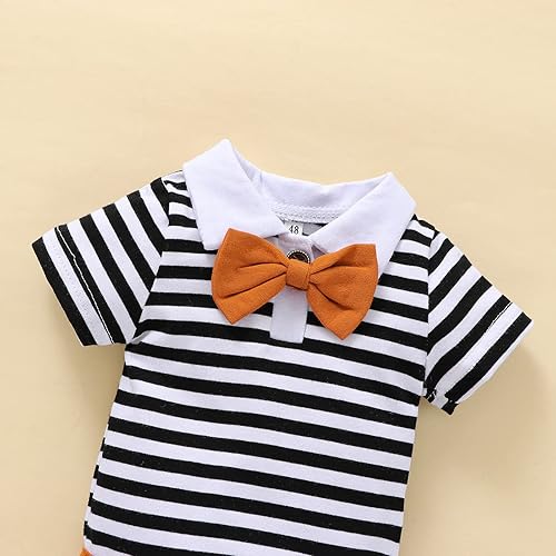 Miniatura 4 de VINUOKER Conjunto de ropa para bebé recién nacido prematuro para caballeros recién nacidos