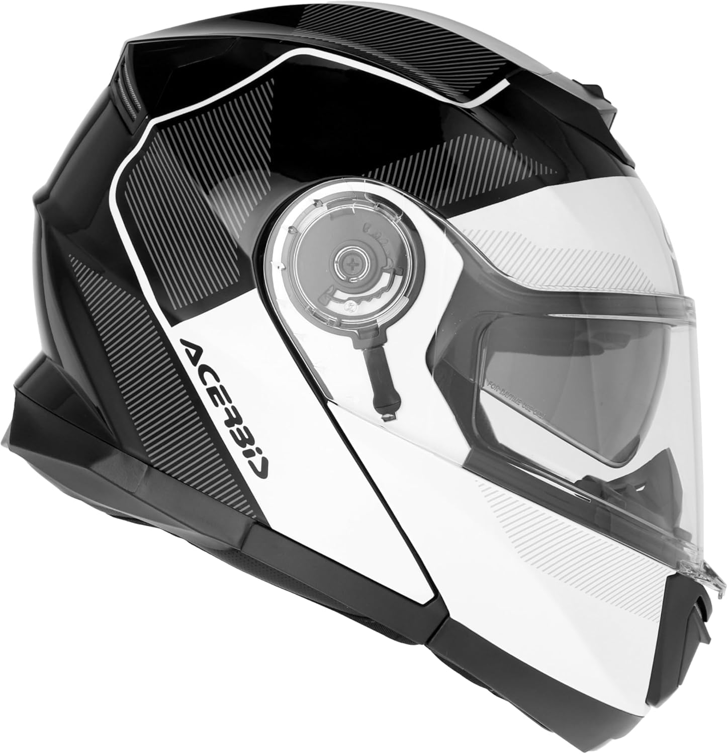 Casco Modular ACERBIS SEREL Blanco y Negro 22-06 (XL 61/62)
