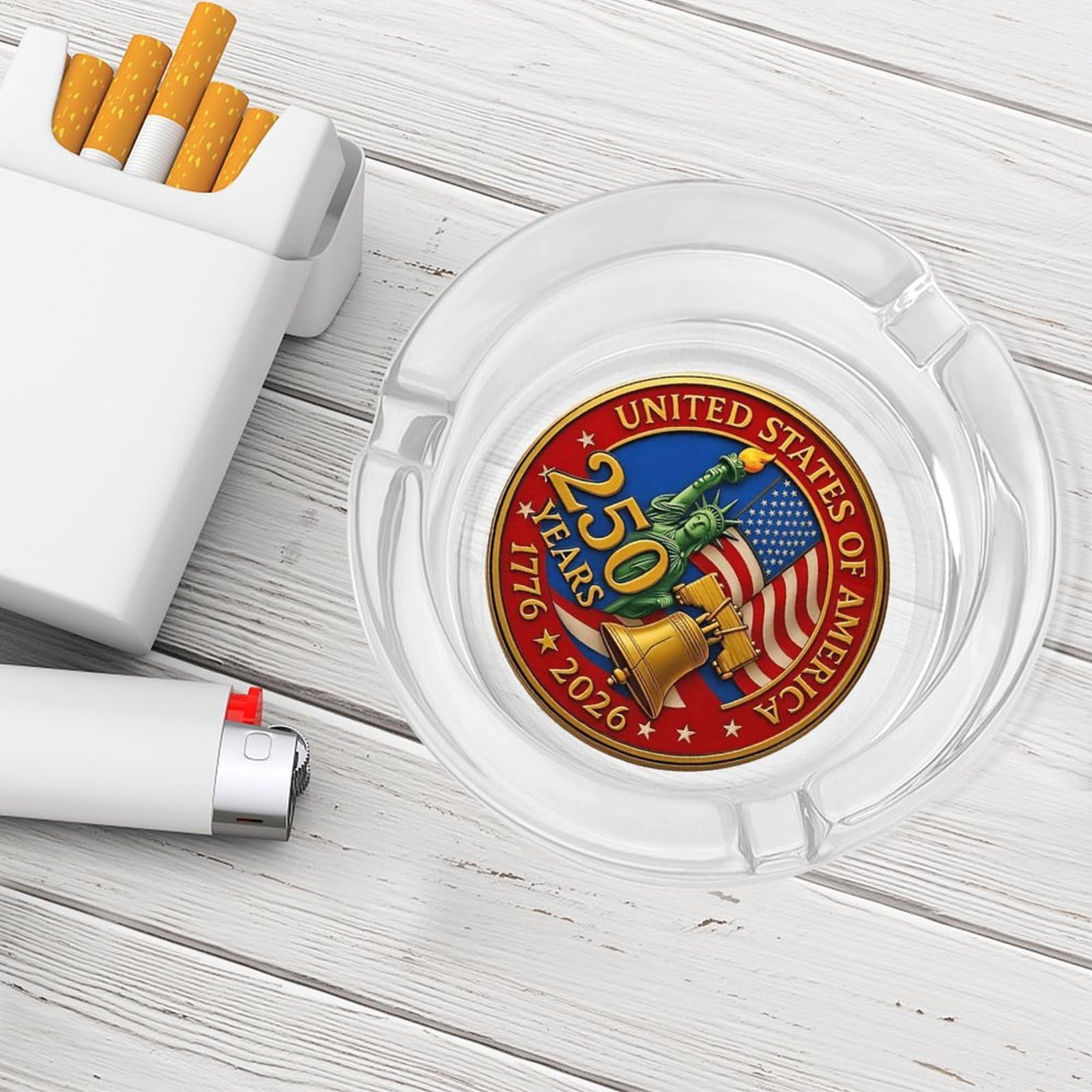ASHTRAYS and other smoker's items 灰皿 Amazon.com: America's 250th Anniversary Glass Ashtray, Ashtray