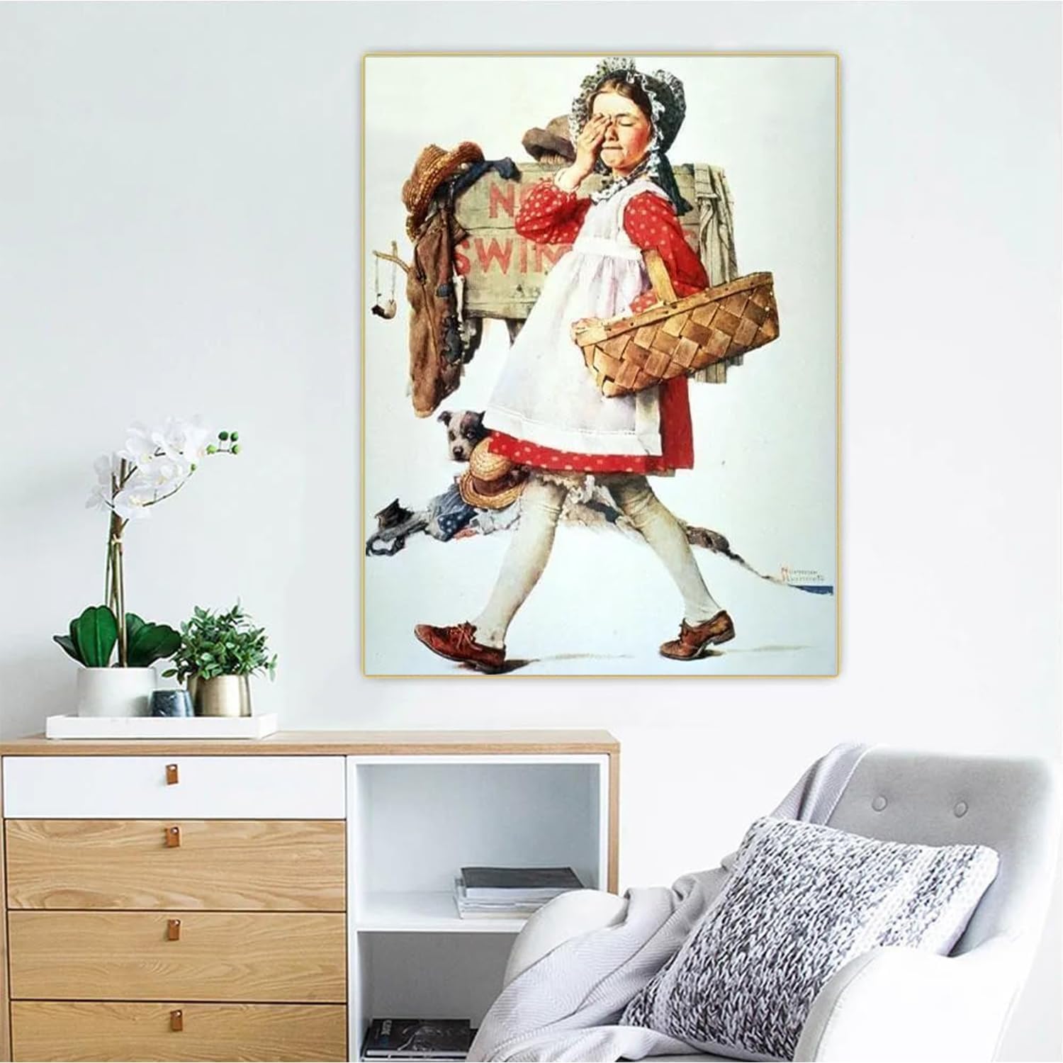 ポスター パブロ ピカソ サマーブーケ 額装品 アルミ製ベーシック