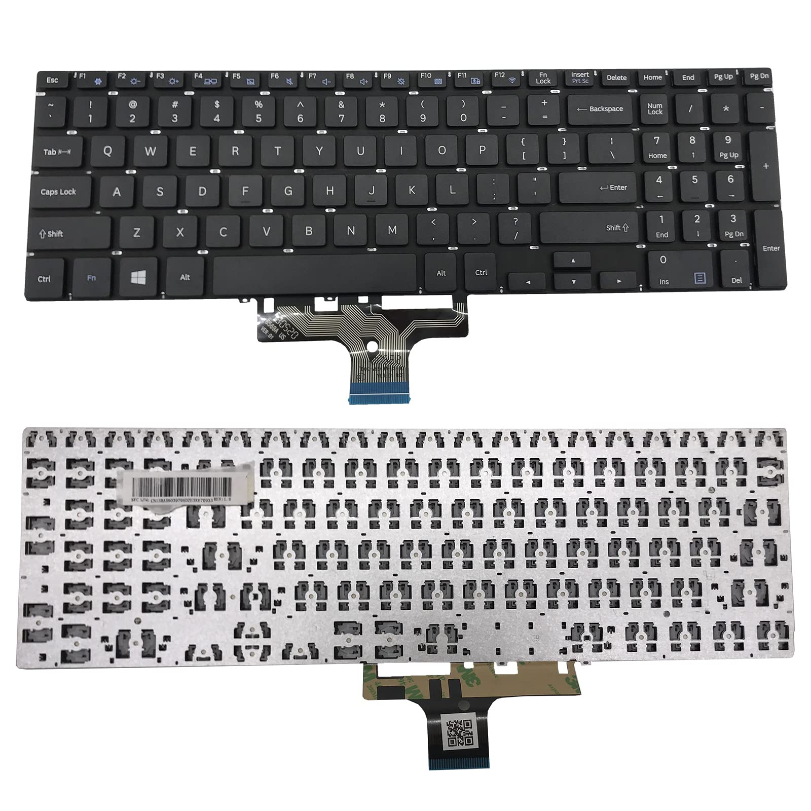 Sierra Blackmon for Samsung 630Z5J NP 500R5H 35X0AA 500R5K 500r5L 300E5M 300E5K Frameless US Layout Notebook Keyboard
