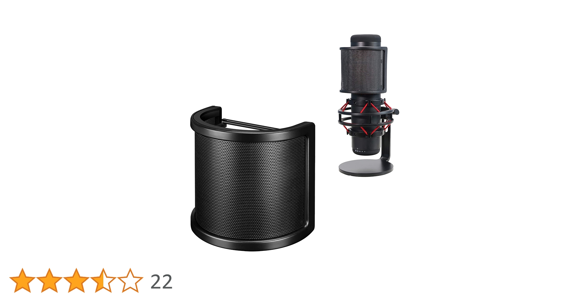 Amazon | Hyperx Quadcast s マイク ポップ フィルター用