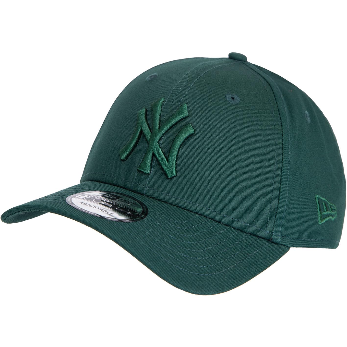 New Era MLB League Essential NY Yankees 9forty Cap, Green/Green, One Size
