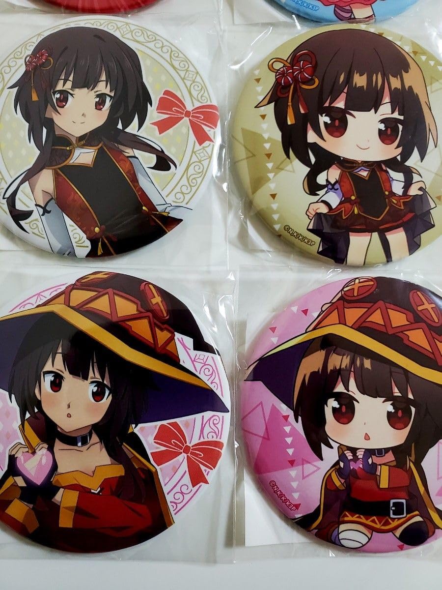 Amazon | この素晴らしい世界に祝福を めぐみん Birthdayくじ 缶バッジ