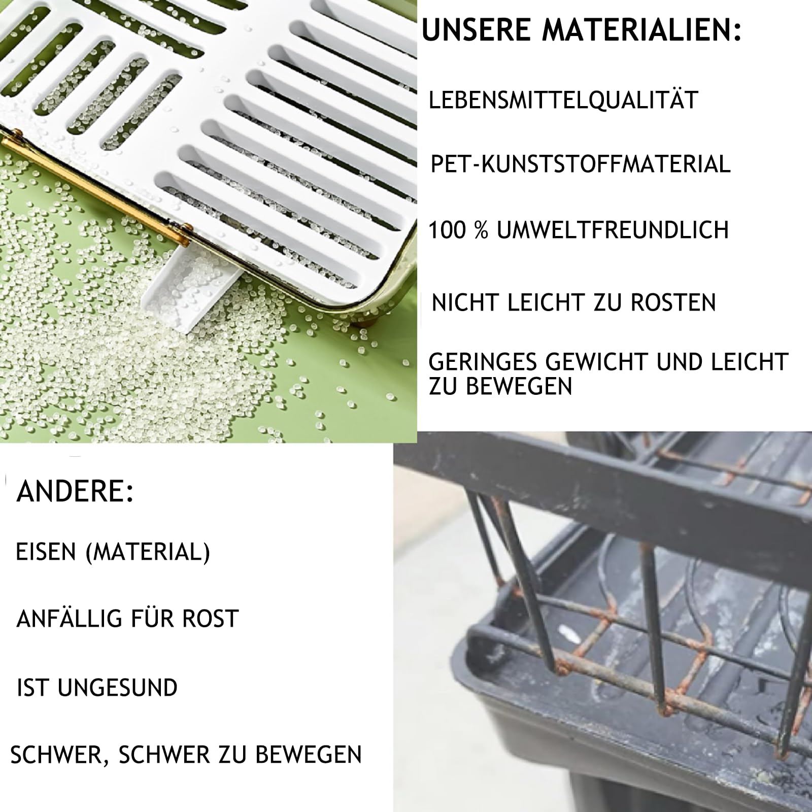 Geschirrkorb, Geschirrkorb Für Spüle, Abtropfschale Geschirr, Geschirrablage Mit Abtropfschale,17" L*11" W*6" H