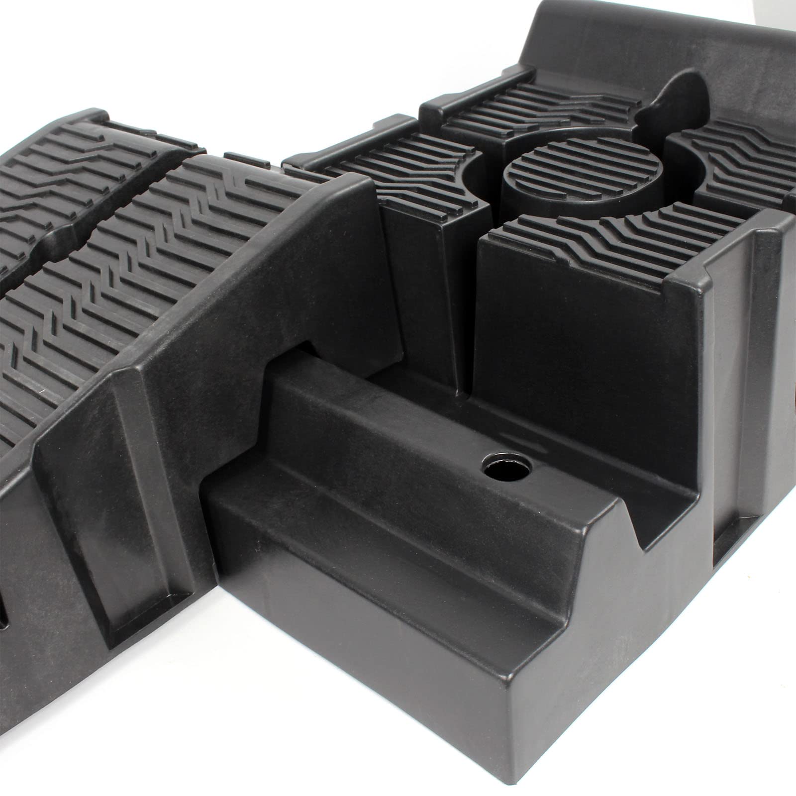 SUBTLETY Auffahrrampe 2er-Set - Stabile Autorampe Bis 2500 Kg