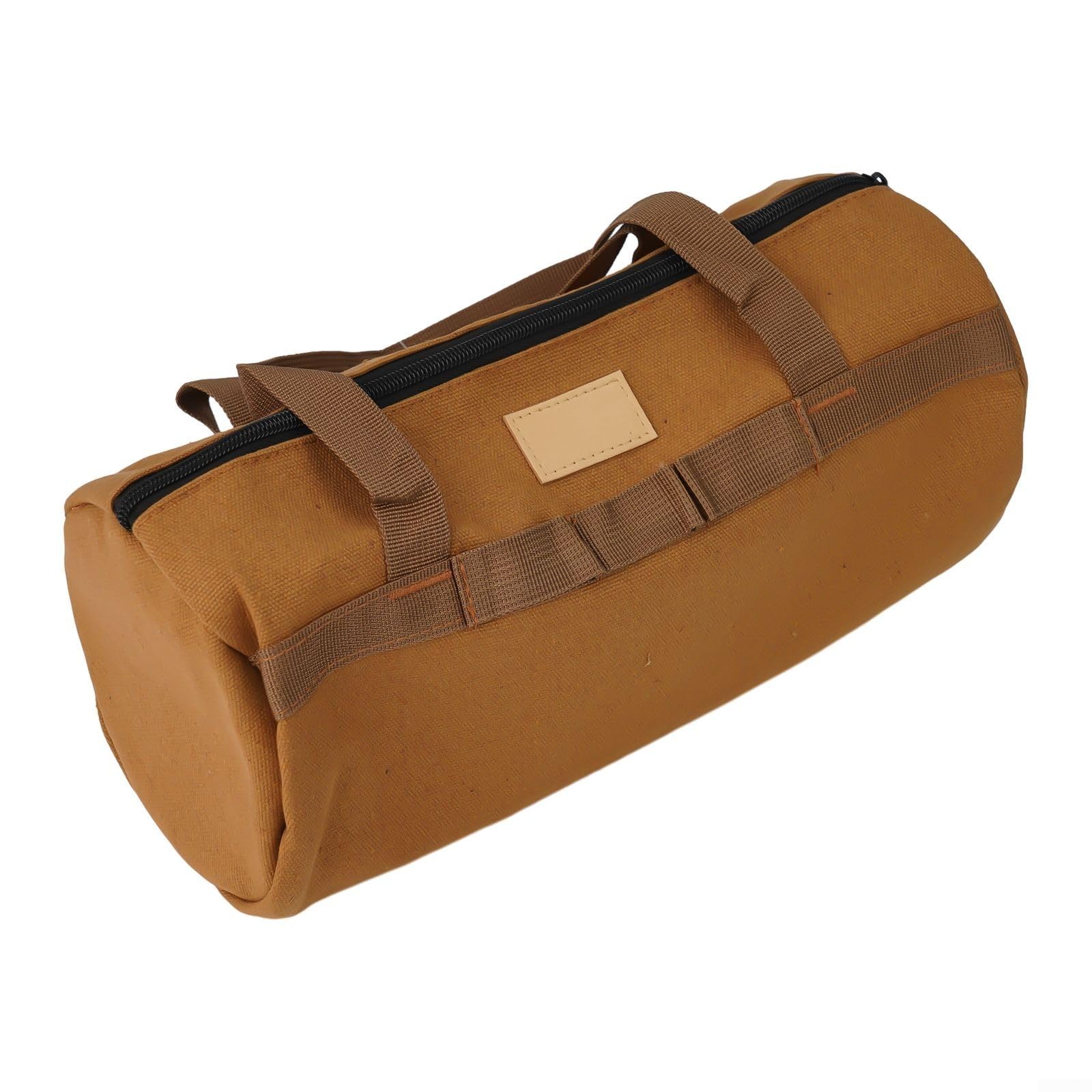 Sihavena Canvas Bag For Tent Pegs And Ground Nails With Integrated Handle - Space-Efficient Organizer For Camping And Hiking Kits(Khaki)