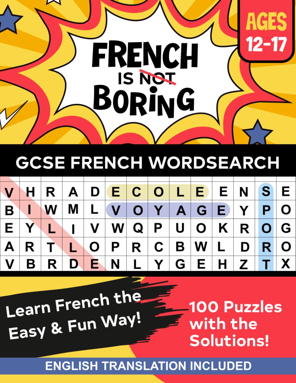 GCSE French Word Search: French Is Not Boring