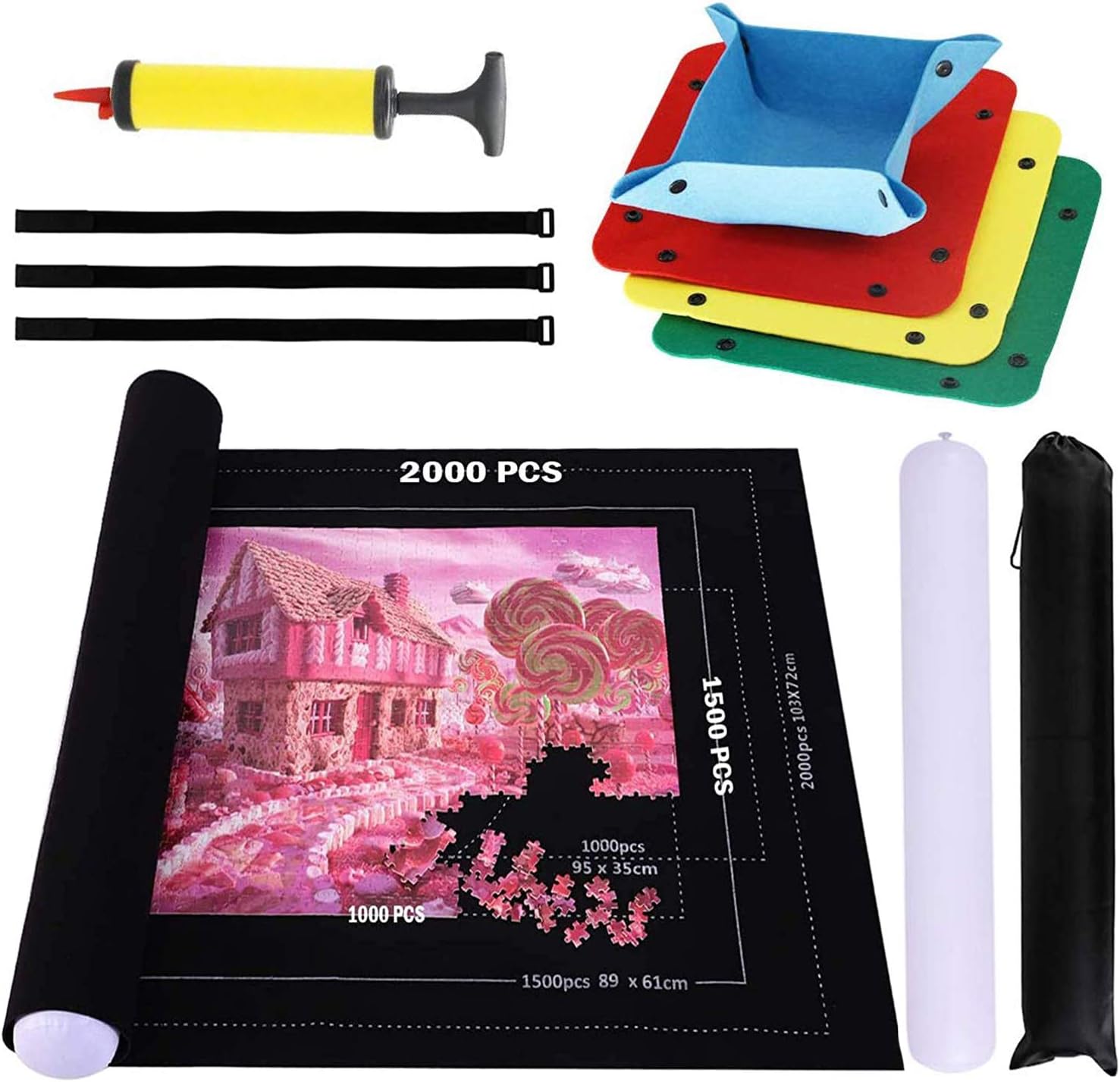 Puzzle Mat Roll Up Puzzle Storage Puzzle Saver 500,1000