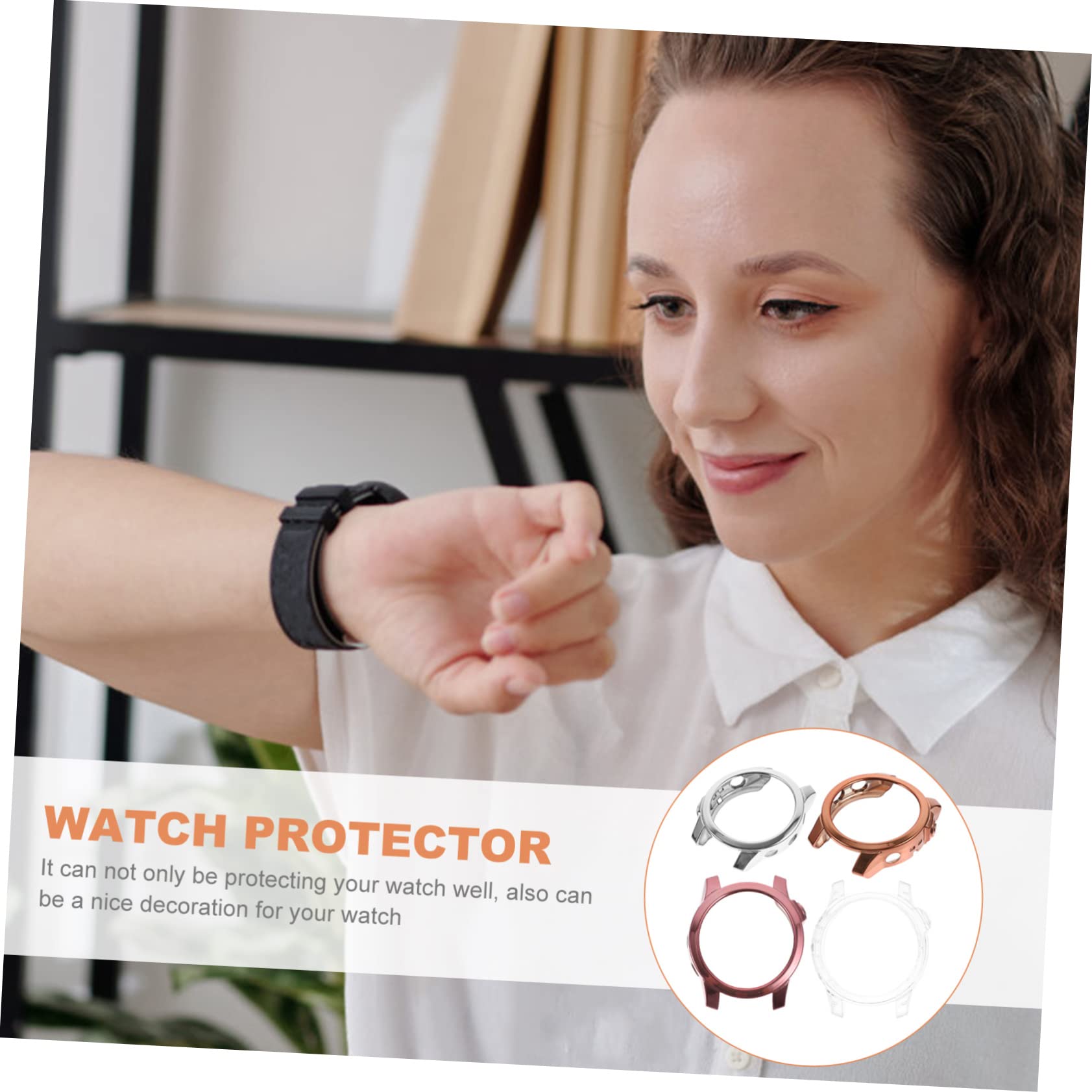 OSALADI 12pièces Coque De Protection pour Montre Protection Écran Détachable Anti-Rayures Design Léger Compatible avec Charge Directe Accessoire Pratique pour Quotidien