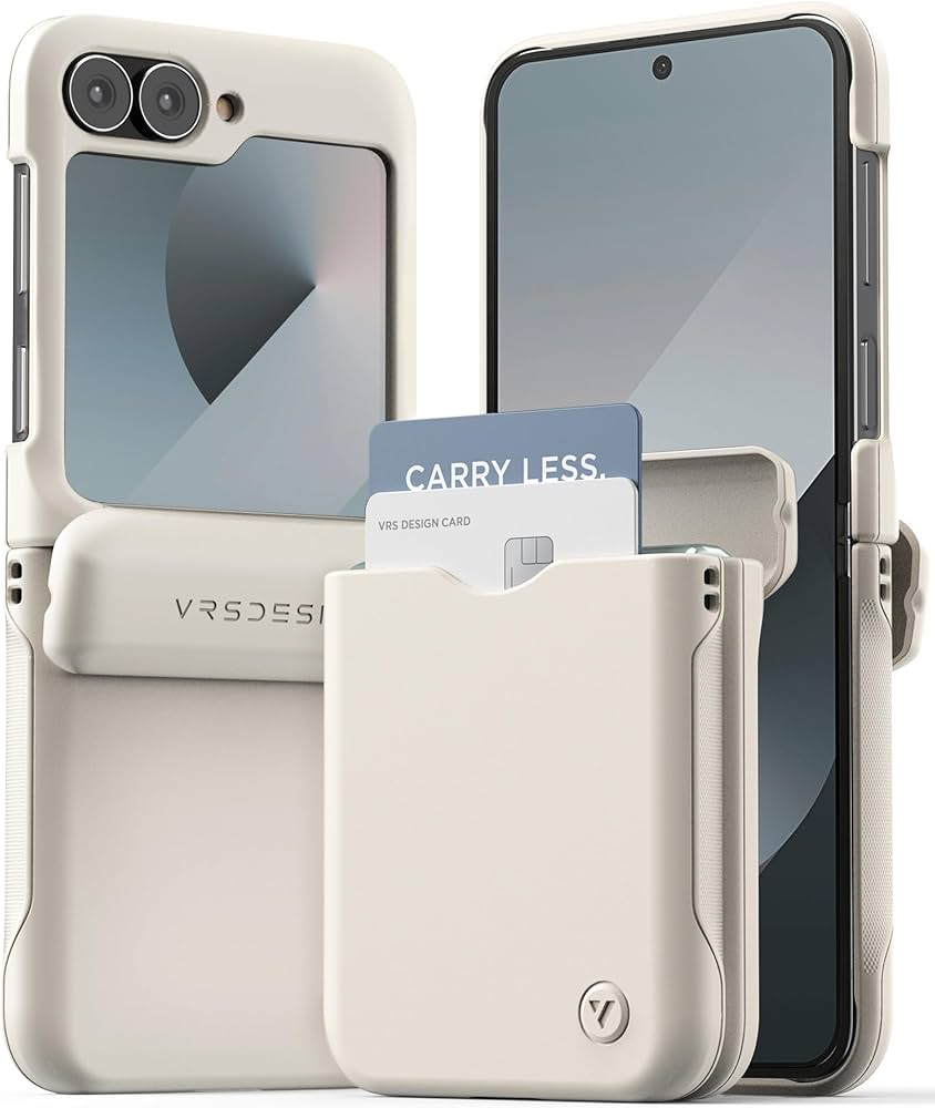 Amazon.co.jp: 【VRS】 Galaxy Z Flip6 対応 ケース 耐衝撃 カード収納