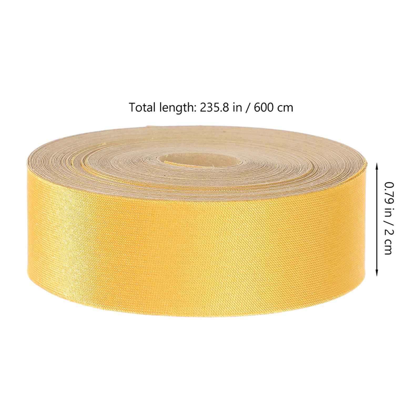 Cinta de Tela Adhesiva para Dobladillo de Cortina 4 Rollos, Cinta de Costura de Tela para Bordes de Lámparas, Vestidos y Manualidades, Unión Fuerte y Ajuste Personalizado