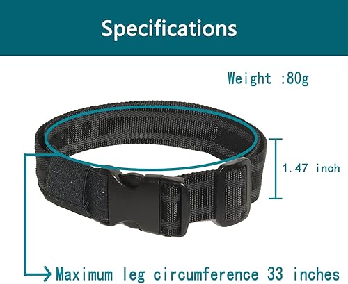 Miniatura 4 de Correa Táctica EDC para Pierna, Cinturón de Correa para Muslo para Funda de Pierna, Banda Colgante Militar para Pierna Más Gruesa y Larga para Caza