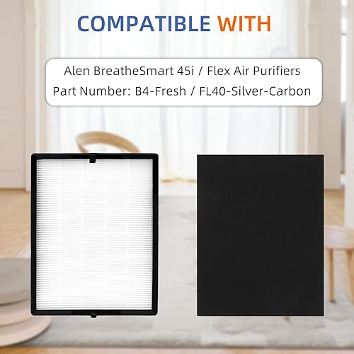 Miniatura 6 de 45i Filtro de repuesto para Breathesmart Flex Bh400 45i Purificador de aire True Hepa Fresh Filter B4-Pure  Fl40