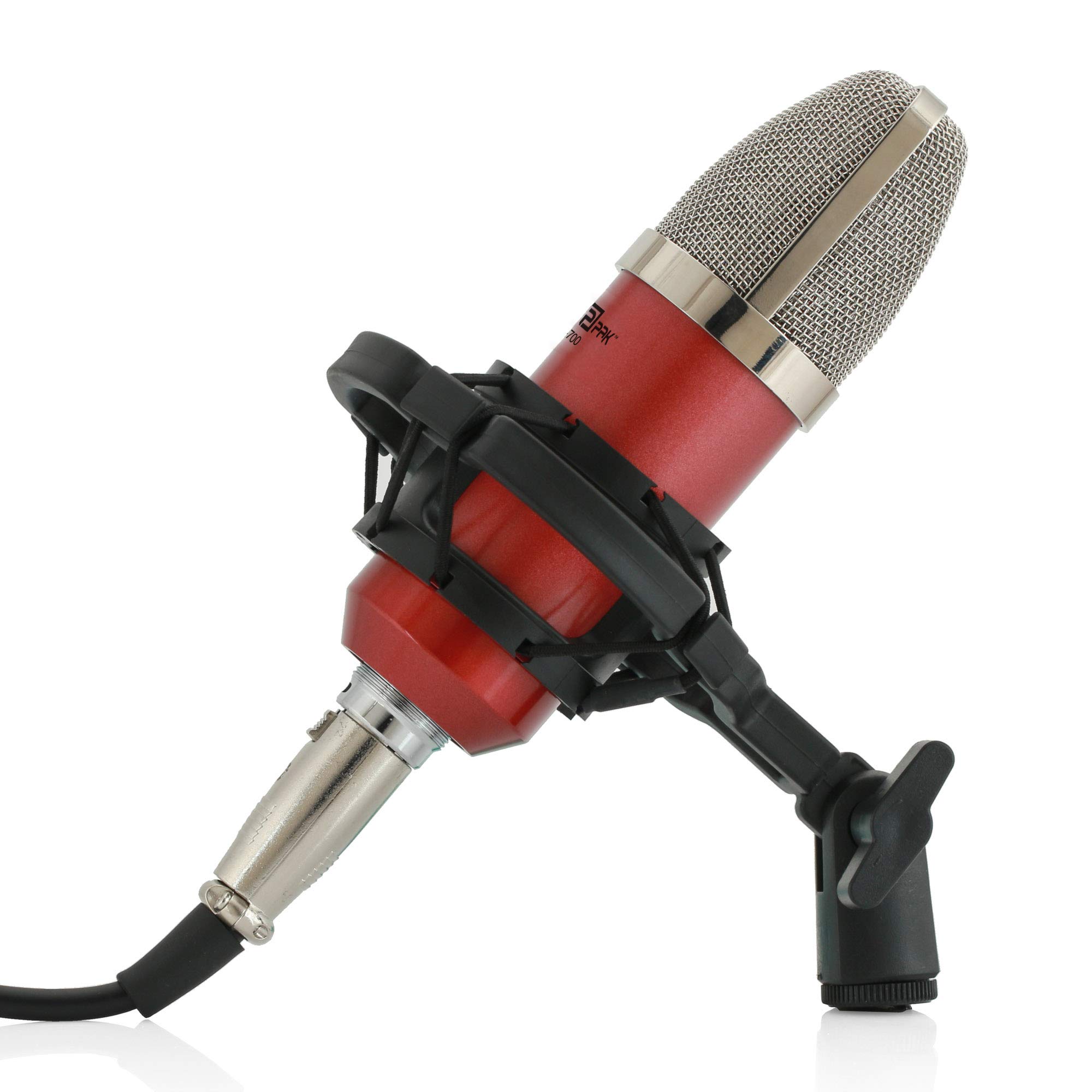 Powerpak BM-700 Coral Professional Large Diaphragm Studio Recording Microphone (Requires phantom power or sound card)