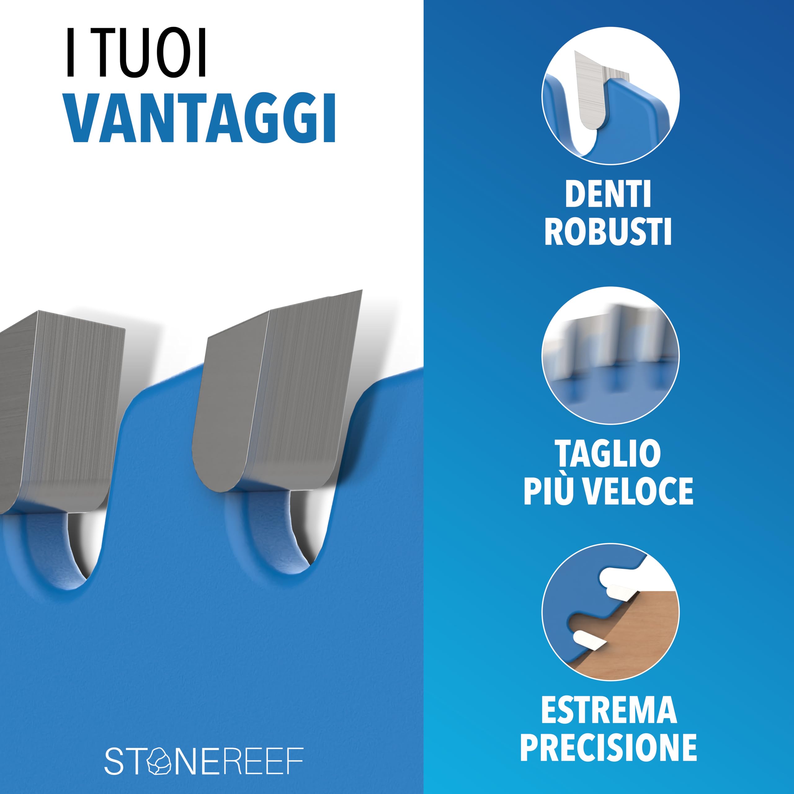 Lama per sega circolare 210 x 30 cm, con adattatore per foro da 20 e 16 mm, compatibile con smerigliatrice angolare di Bosch, Makita ecc. – Lama per sega circolare – per legno