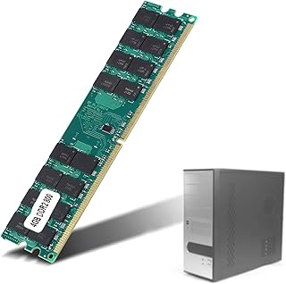 Yosoo Health Gear Memória RAM de 4 GB para computador desktop AMD, módulo de memória de desktop DDR2 800 MHz, 240 PIN para alta antiinterferência