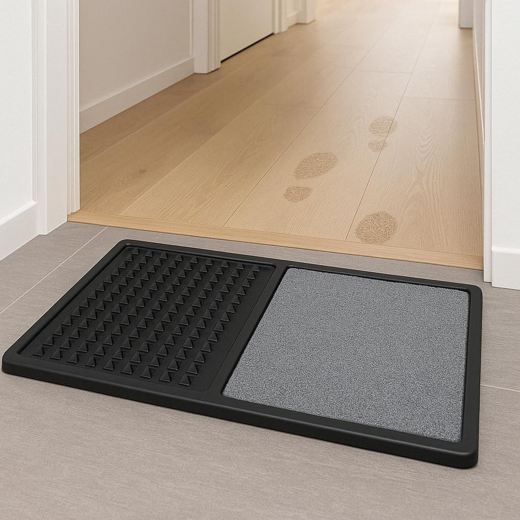 Tapis désinfectant pour chaussures, fabriqué en PVA (matière plastique), PP (polypropylène) et microfibre 86 cm