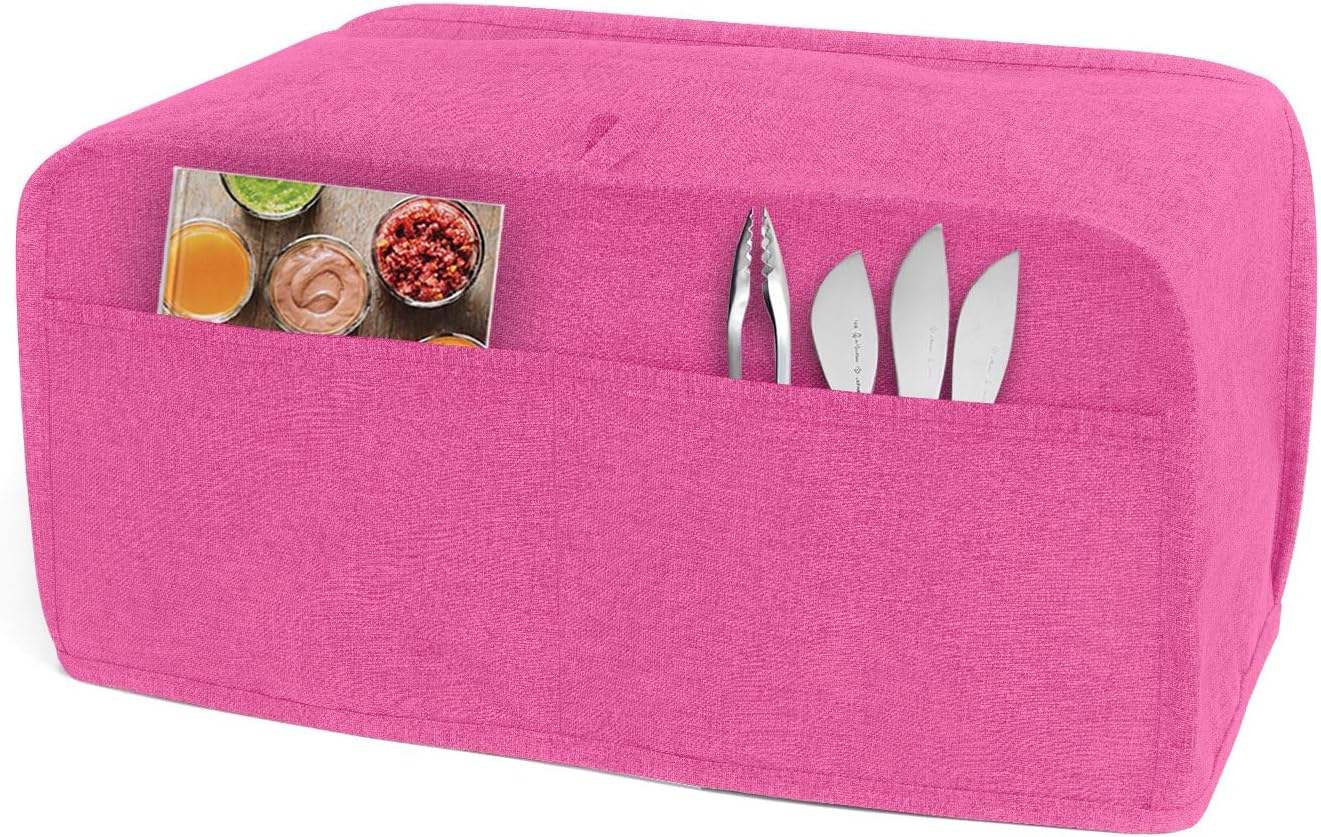 LUXJA Toaster Cover for 4 Slice Long Slot Toaster (15.5 x 7