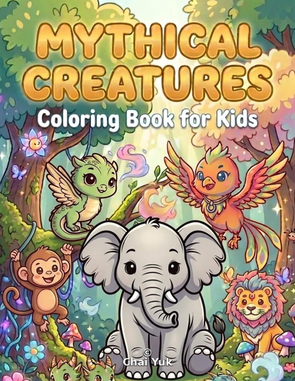 Mythical Creatures: Coloring Book for Kids