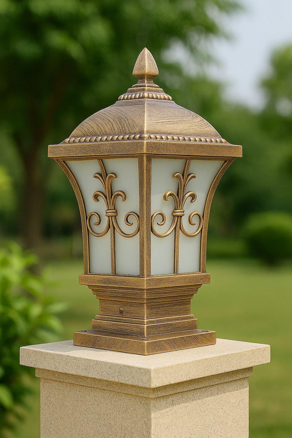 Waterproof Outdoor Gate Light for Home & Garden (Bulb Incl.) (Pack of 1)