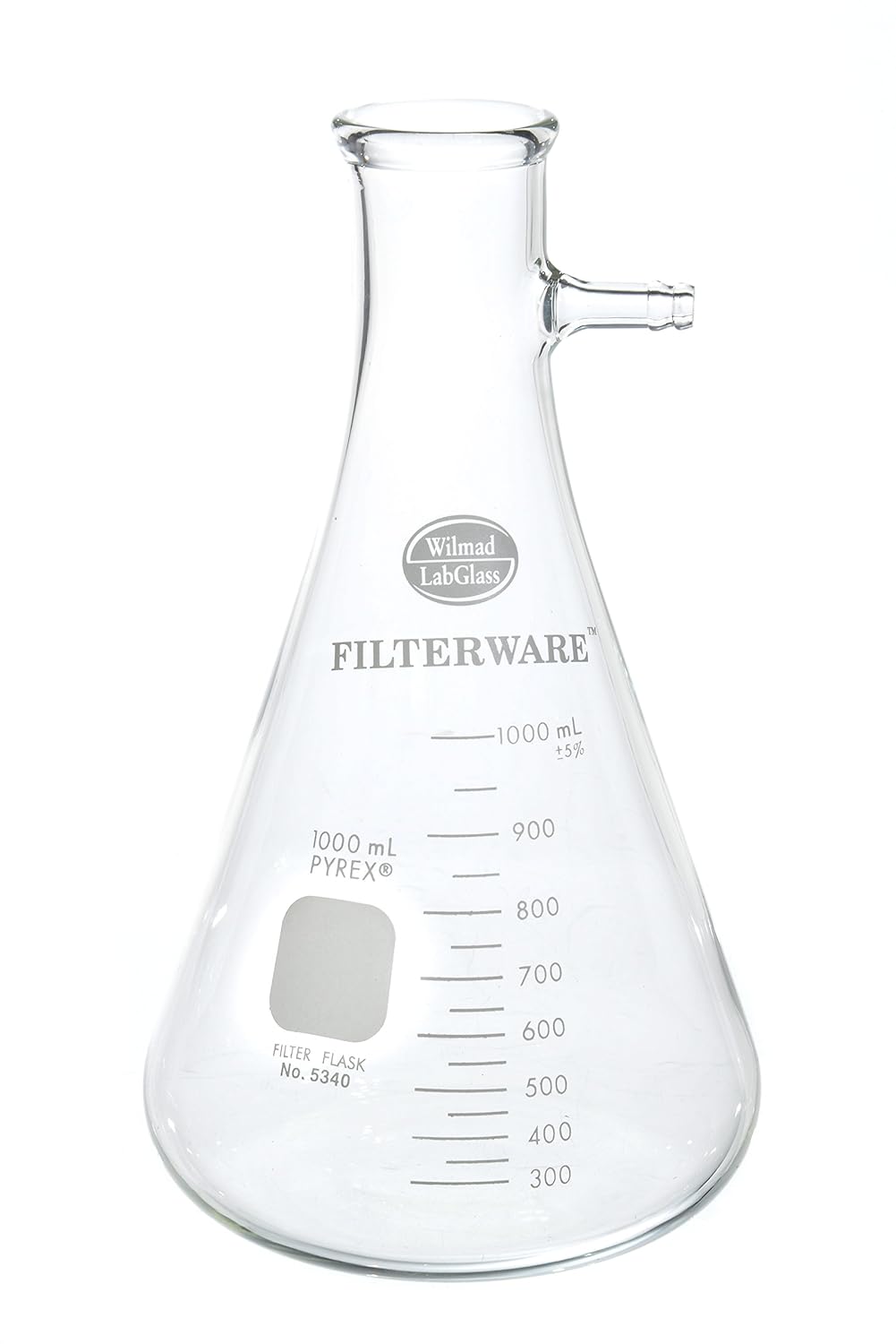 WilmadLabGlass BP1760000 FILTERWARE Filter Flask with Stopper