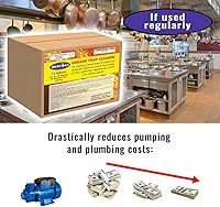 Vista 5 de Beseder - Pastillas limpiadoras de trampa de grasa para descomposición de grasa, tratamiento de trampa de grasa y eliminación de olores