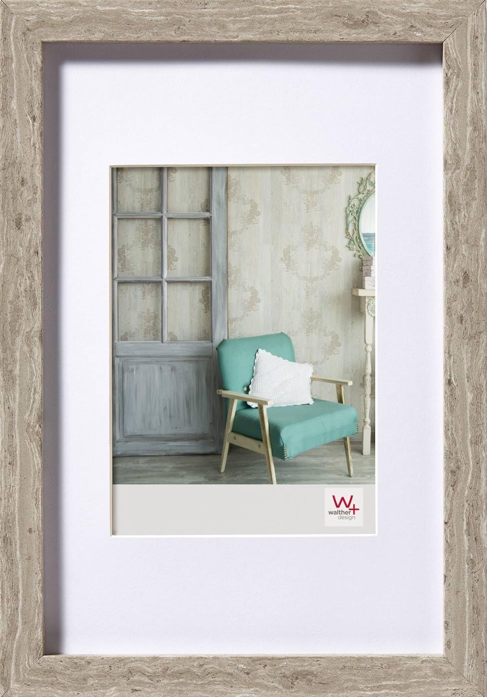 walther design Bilderrahmen grau 18 x 24 cm Stockholm EA824D