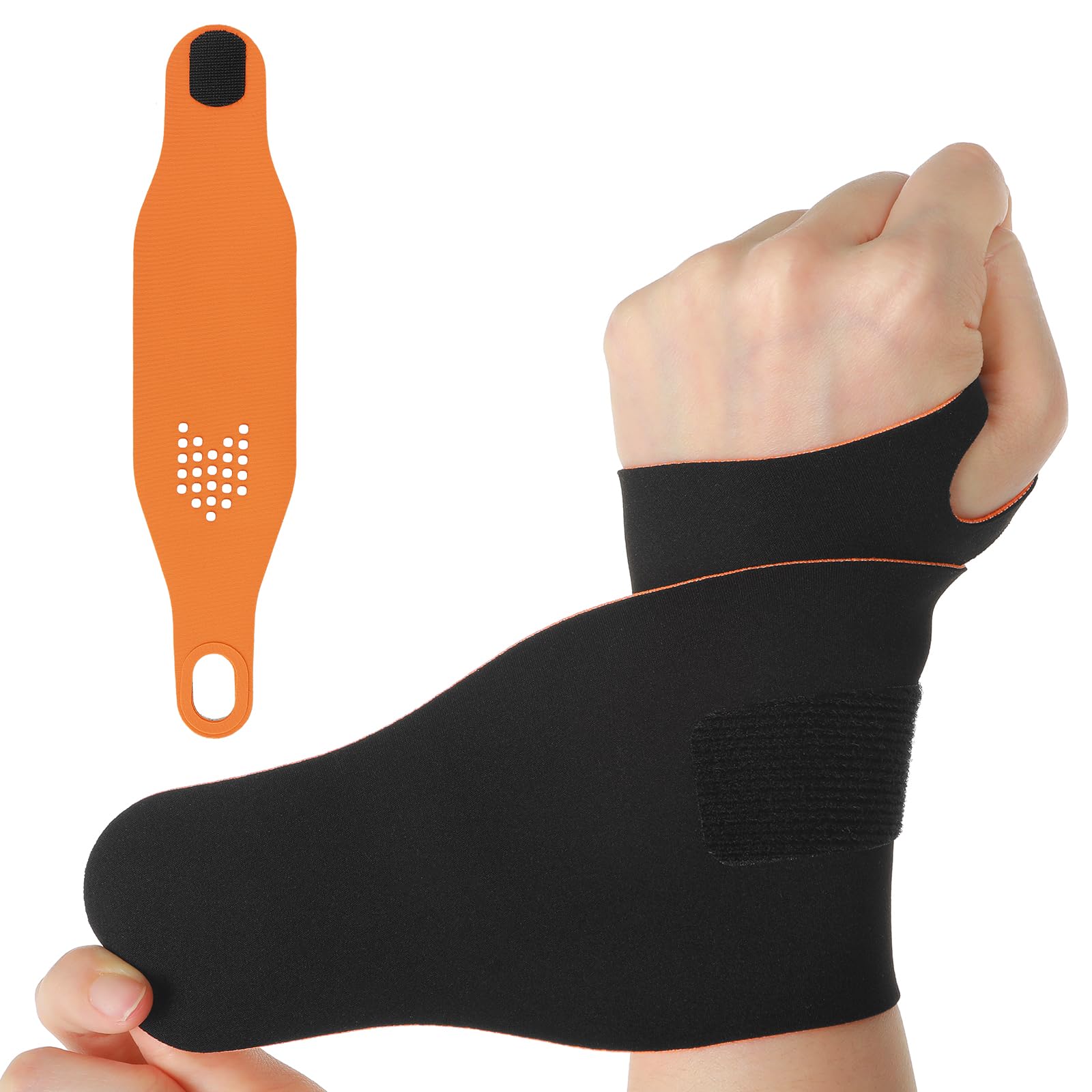 Wrist Brace, Ultra-Thin Compression Strap Adjustable Wrist Wrap Elastic Sport Wrist Support for Women Men Sports Work Tendonitis Carpal Tunnel Arthritis