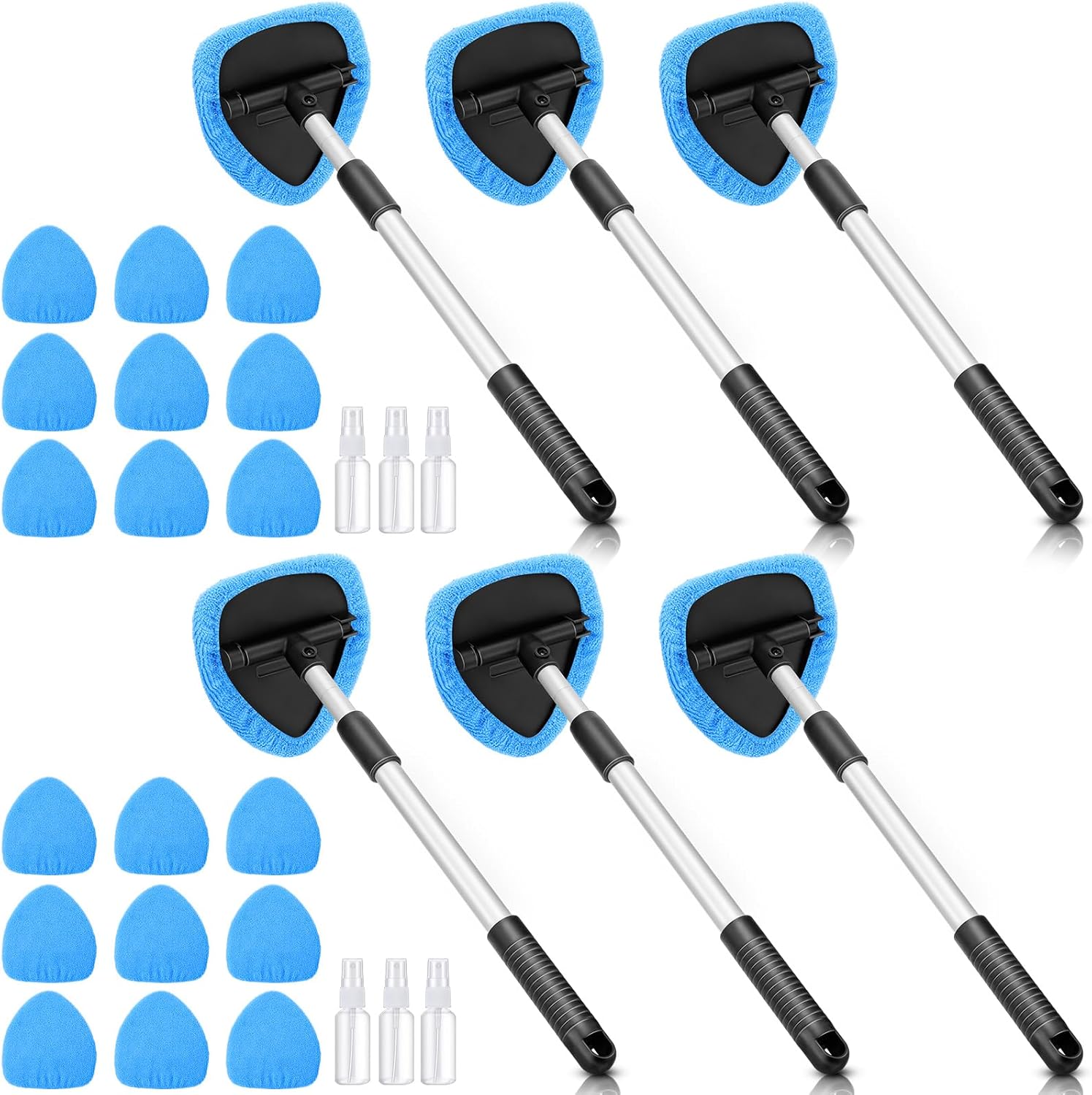 Tioncy 6 Sets Christmas Windshield Cleaner Microfiber