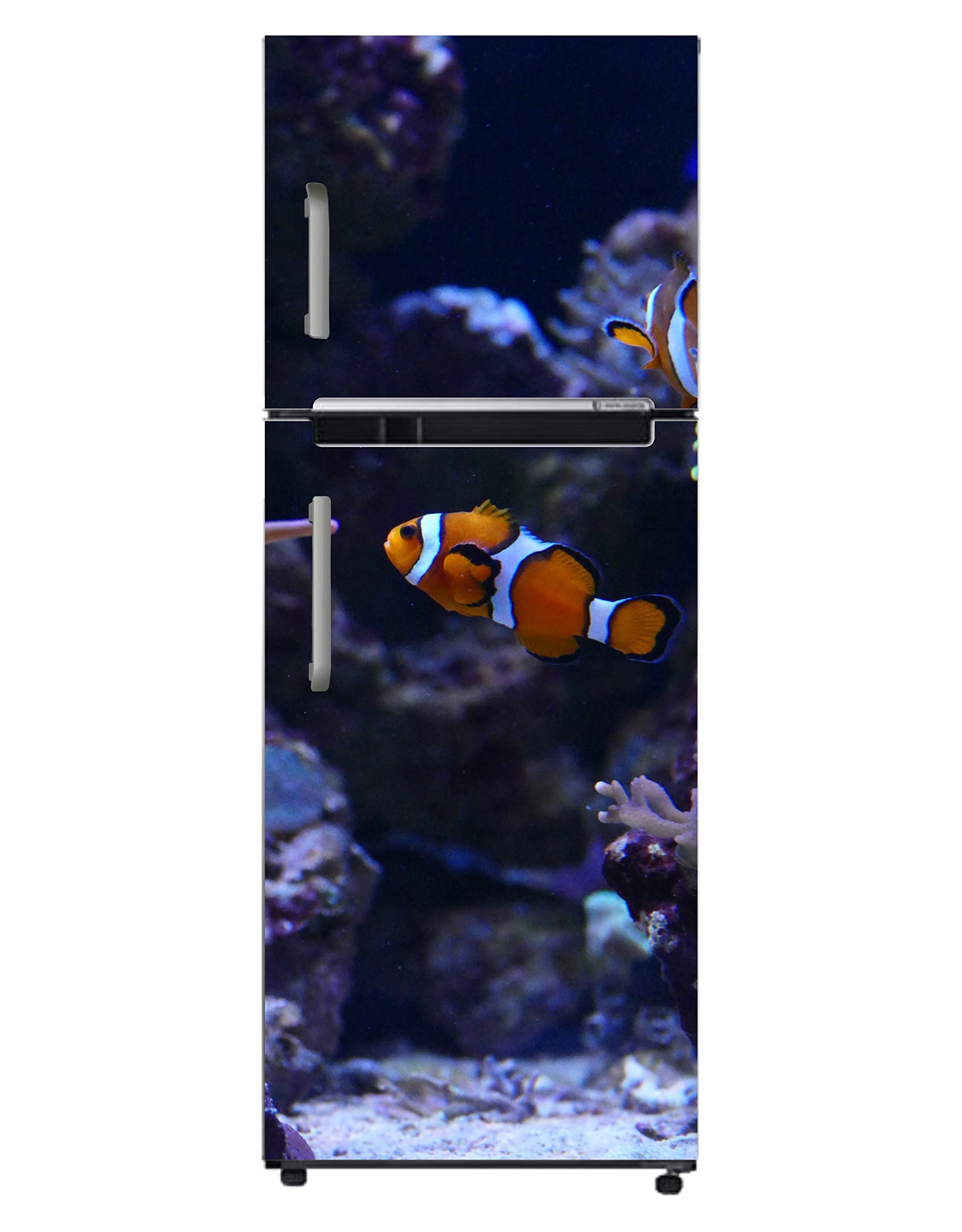 design decor Fish Fridge Door Sticker Wallpaper Double Door Refrigerators 24x60inch Sticker for Wall, Fridge, Window or Furniture (B0BN3WNLFV) Amazon Price History, Amazon Price Tracker