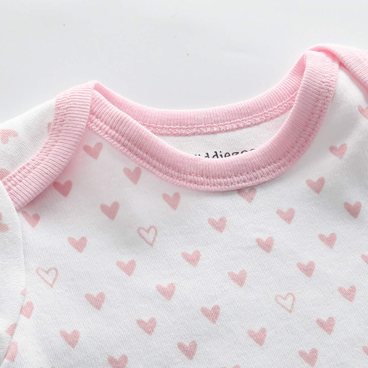 Chalecos de manga corta + pantalones para recién nacidos de 0 a 12 meses de algodón, rosa, 3 Meses