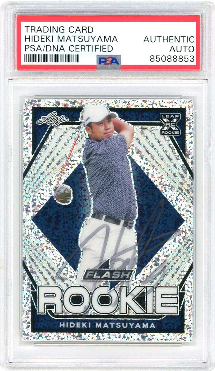 Amazon | 限定99枚 松山英樹 直筆 サイン 入り 米国製 Leaf社 ルーキー