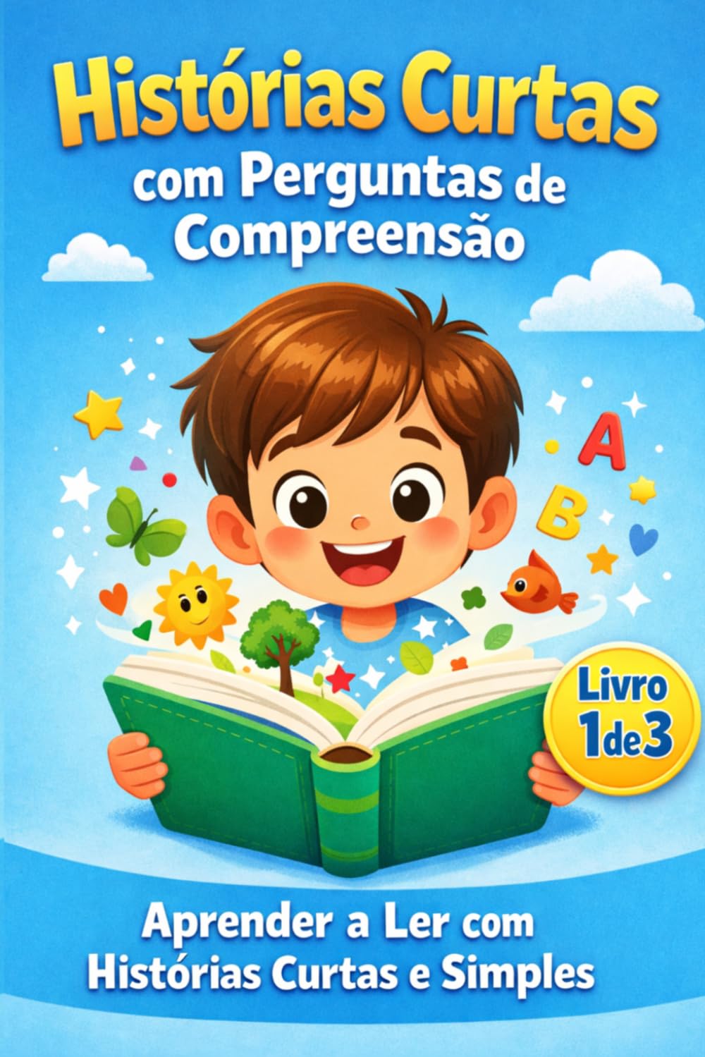 Histórias Curtas com Perguntas de Compreensão: Aprender a Ler com Histórias Curtas e Simples