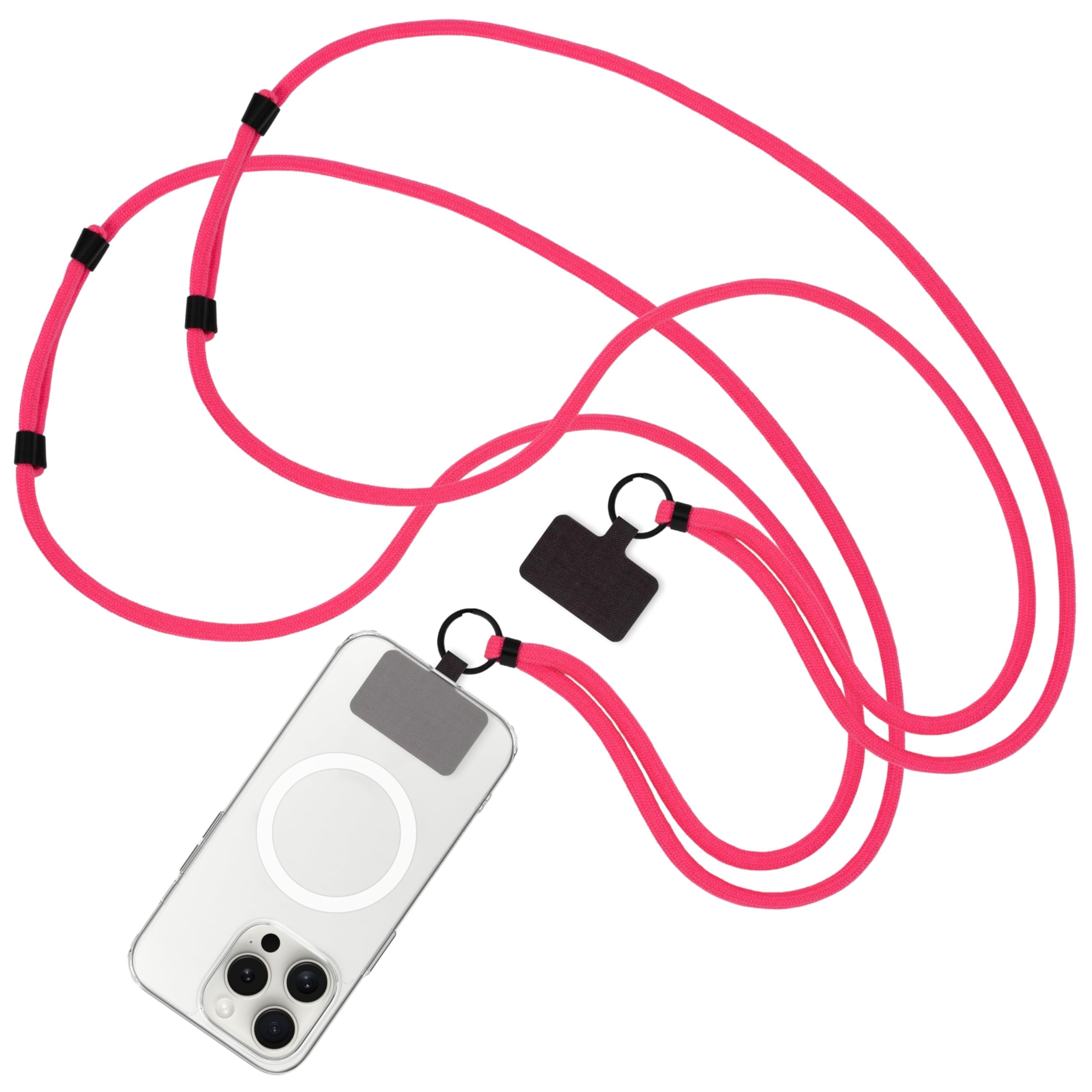 Closd Cordon pour téléphone portable, indéchirable, absolument sûr, avec porte-clés, universel pour toutes les coques de téléphone portable, fabriqué en Allemagne