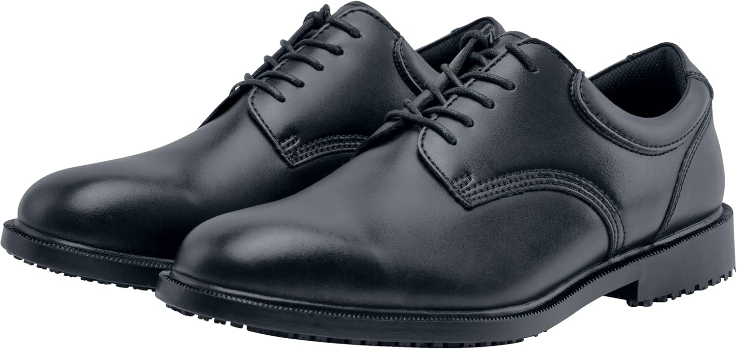 Shoes for Crews Men's Slip-Resistant Oxford Shoes - Comfortable, Non-Slip Work Shoes for Men - Ideal for Hotels, Hospitality, Office, Restaurants - Cambridge - Image 8