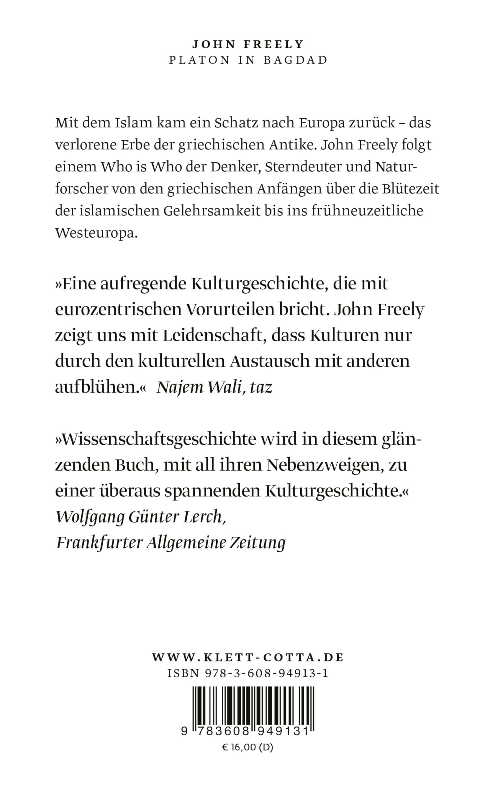 Platon in Bagdad: Wie das Wissen der Antike zurück nach Europa kam