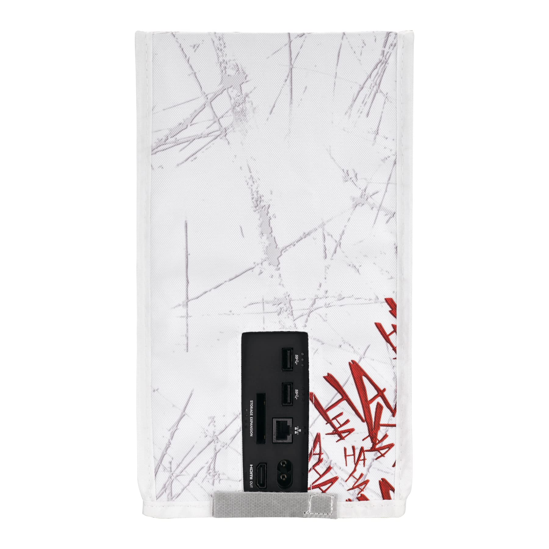 PlayVital Cover Copertura Antipolvere per Xbox Series X Console,Coperchio in Nylon Verticale Protettivo Impermeabile per Xbox Series X Console-HAHAHA