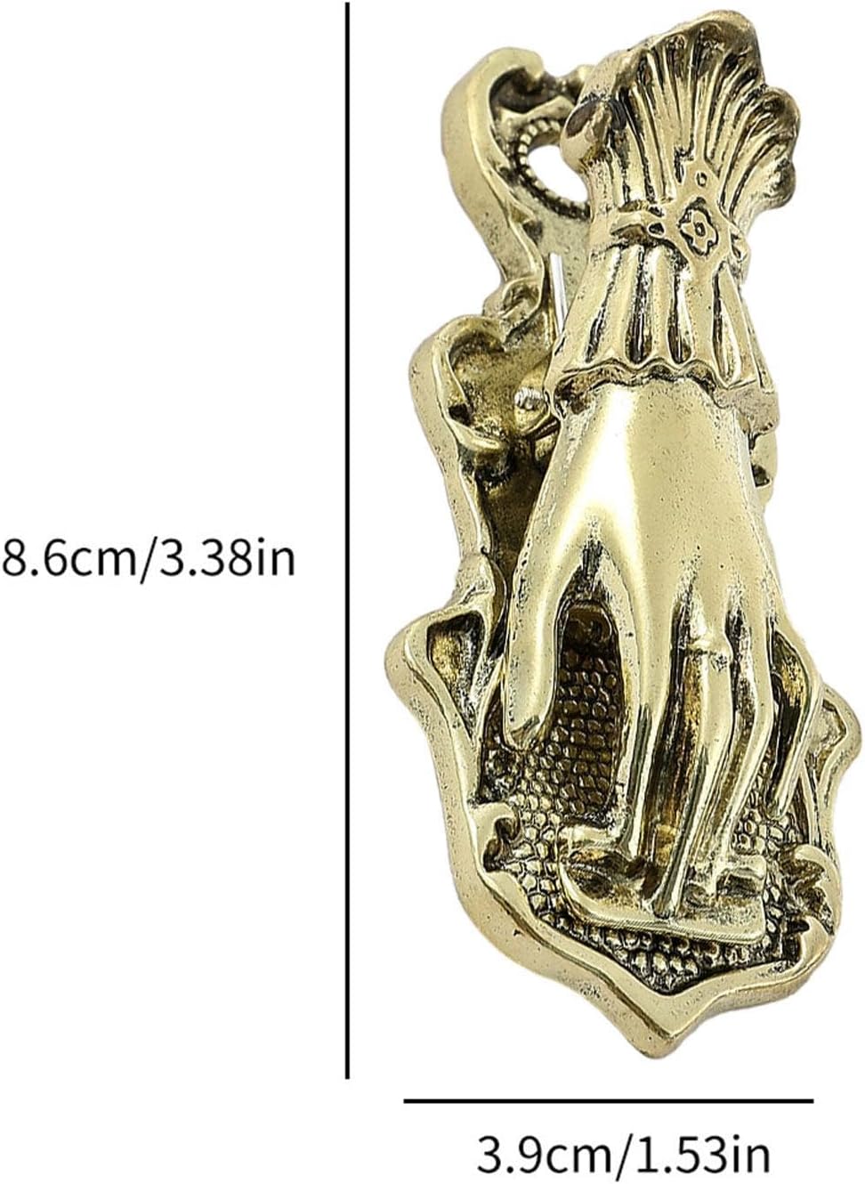 Lady Hand Shaped Book Clip for Journals and Scrapbooks, Bronze image 2