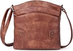 CLUCI Sacs à dos pour femmes Petit cuir Purse pour dames Sacs pour épaule