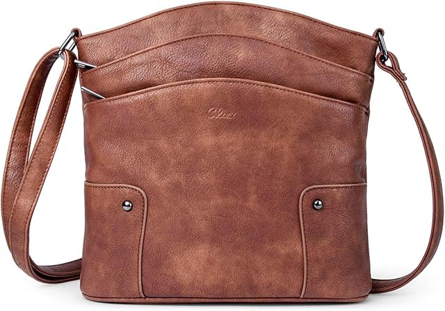 CLUCI Sacs à dos pour femmes Petit cuir Purse pour dames Sacs pour épaule