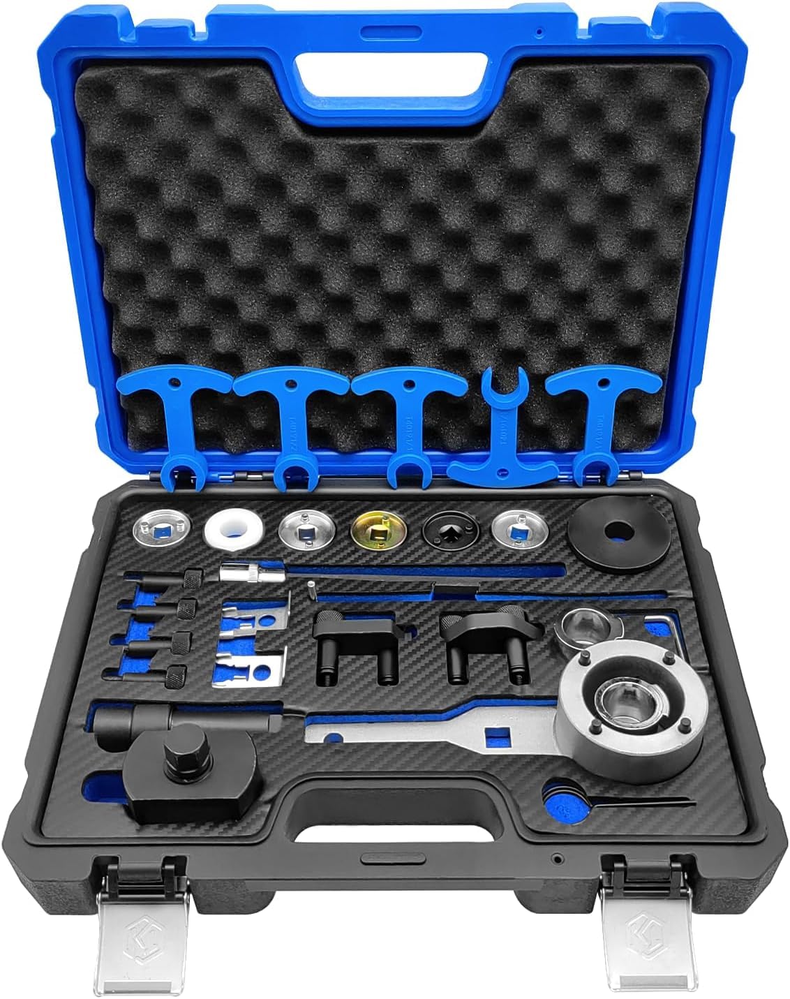 ZKTOOL Kit di Strumenti di Bloccaggio di Allineamento dell'Albero a Camme del Motore, Compatibile con Audi VW VAG 1.8 2.0 TSI TFSI (2006-2018) EA888, OEM T10352 T40196 T40271 T10368