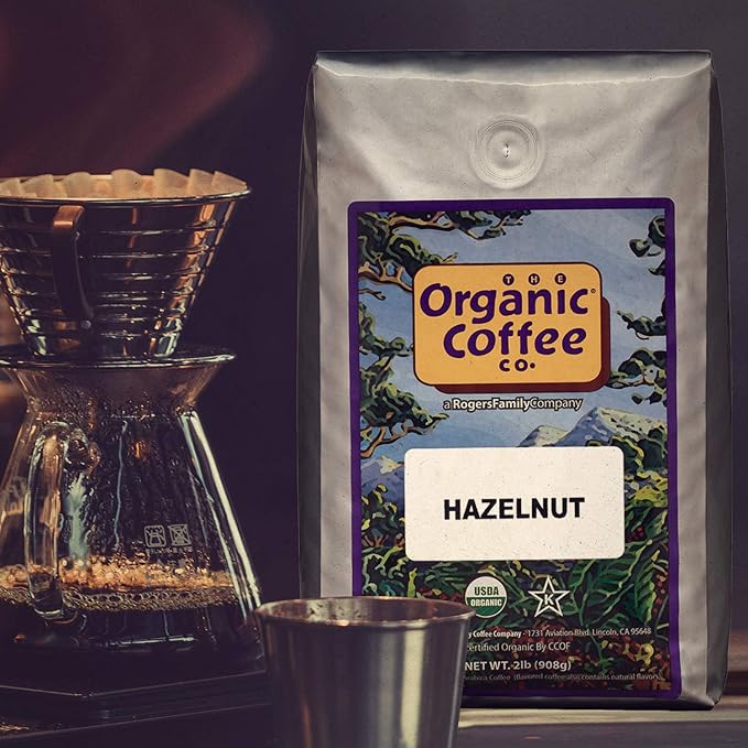 Whether you enjoy your coffee black or with cream and sugar, The Organic Coffee Co. Hazelnut Crème Whole Bean Coffee is a versatile and delicious option for your morning routine. With its organic certification and commitment to sustainability, this coffee is not only delicious but also a responsible choice for the environment. Enjoy the rich and nutty flavor of hazelnut crème in every cup of this medium roast, USDA organic coffee. Description by ChatGPT.