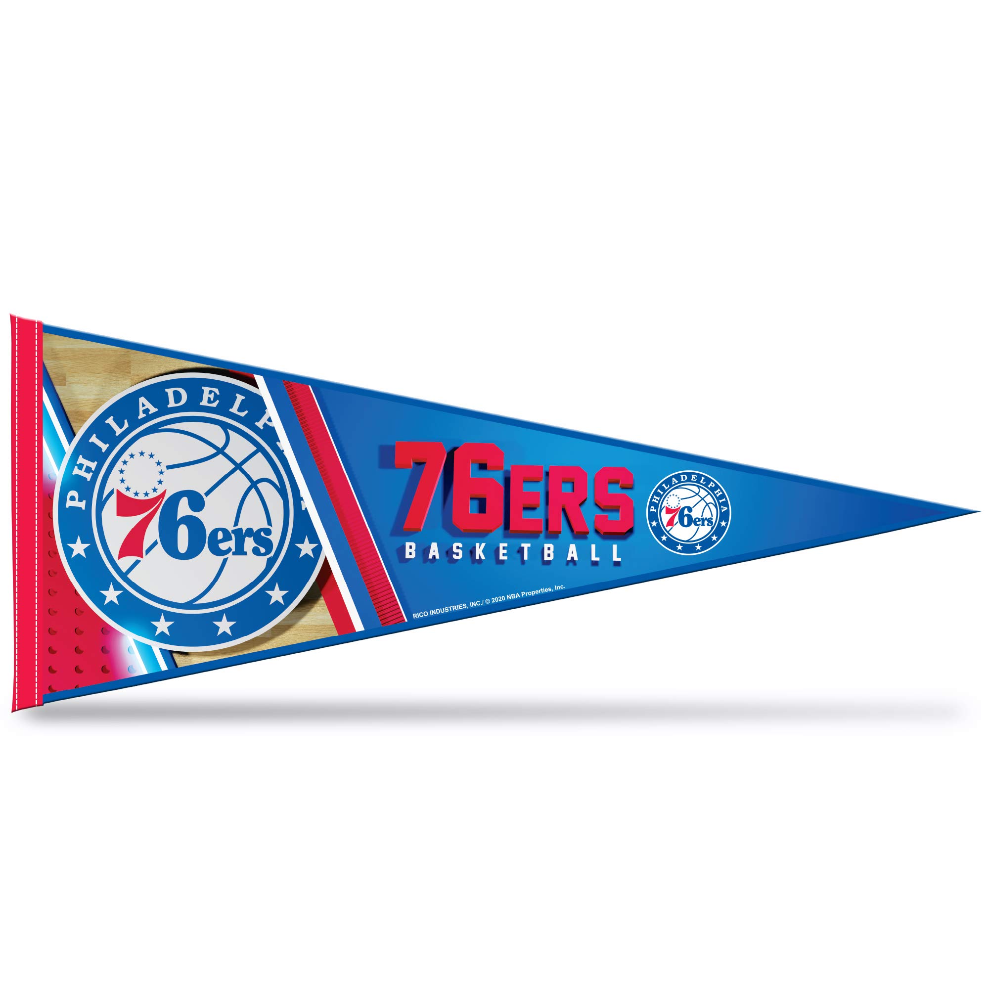 Rico Industries NBA Basketball 12" x 30" Felt Wall Décor Pennant - Great for Home/Bed Room/Man Cave Décor
