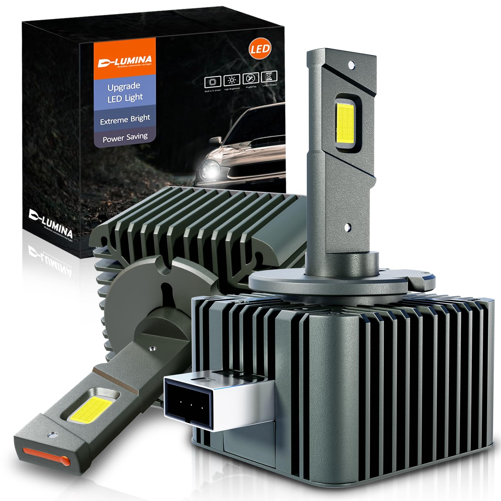 D-Lumina D1S LED Auto LED-lampen Foutbestendig 100% Canbus 70W 16000LM